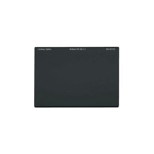 LINDSEY OPTICS - 4" x 5.650" Brilliant FS IR ND 2.1 Filter with Anti-Reflection Coating