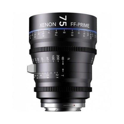 Schneider Xenon FF Prime Canon EF 75mm F2.1 (mètres)