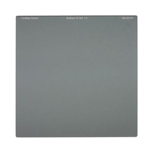 LINDSEY OPTICS - 4" x 4" Brilliant IR ND 1.2 Filter with Anti-Reflection Coating