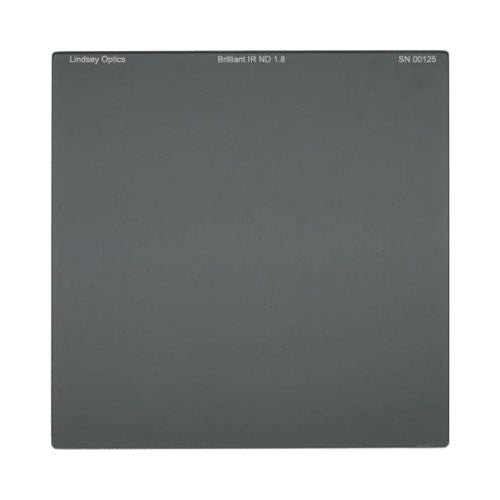 LINDSEY OPTICS - 4" x 4" Brilliant IR ND 1.8 Filter with Anti-Reflection Coating