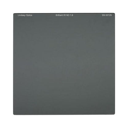 LINDSEY OPTICS - 4" x 4" Brilliant IR ND 1.8 Filter with Anti-Reflection Coating