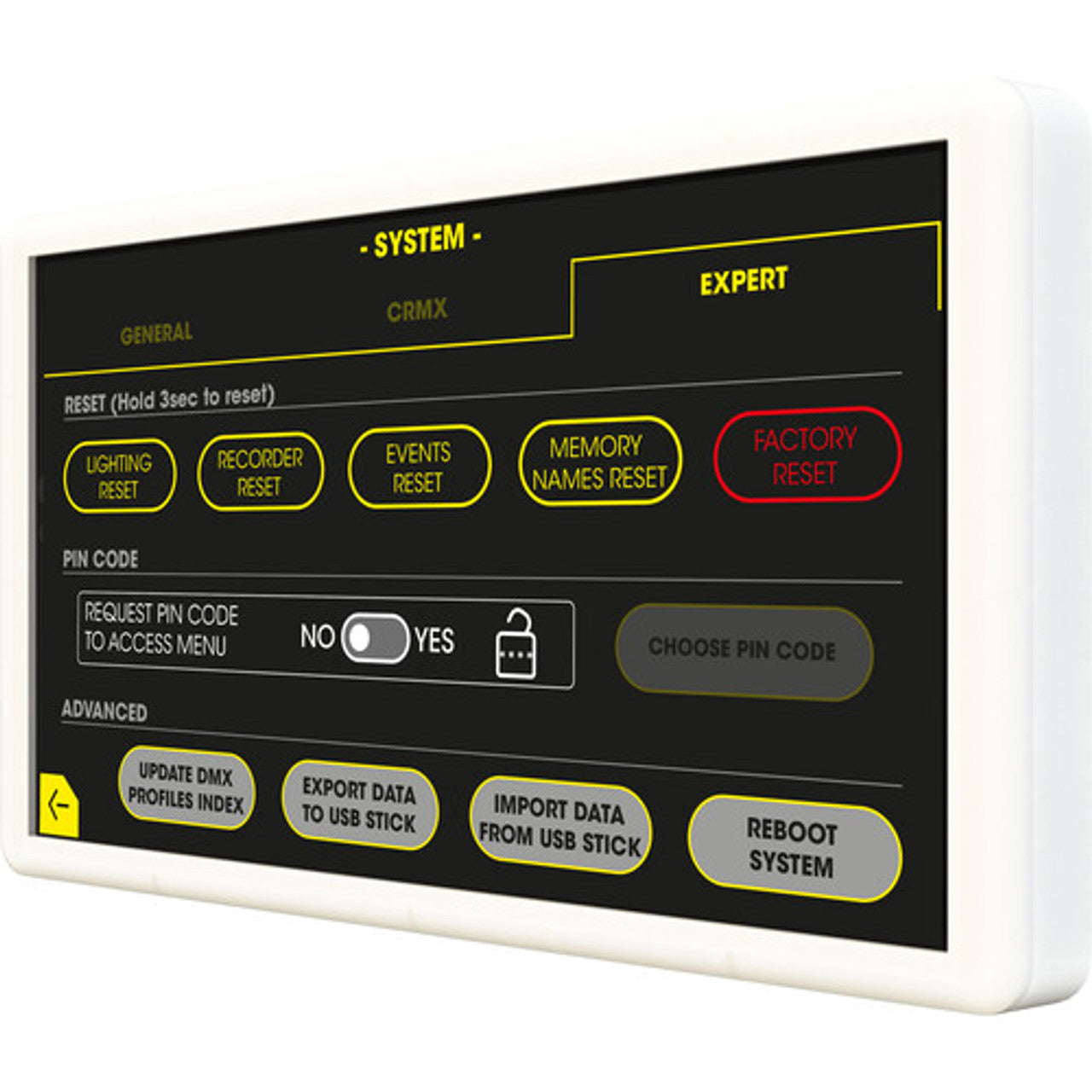 EXALUX - Control Touch Demo Box