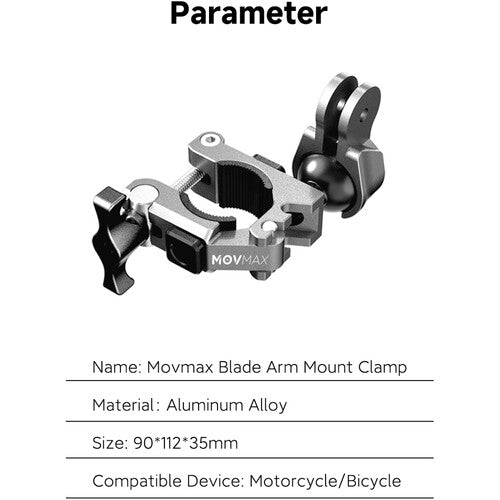 MOVMAX Blade Arm Mount Clamp