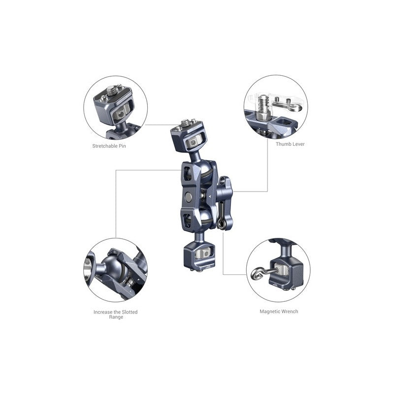 SmallRig 3873 - Articulating Arm with Dual Ball Heads (vis 1/4"-20)