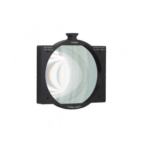 LINDSEY OPTICS - 4"x5.65" +3 Diopter Brilliant² Tray Mount Close-Up Lens