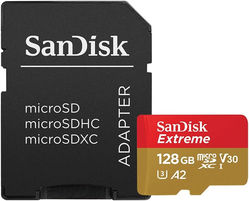 SanDisk Extreme MicroSD 128Go V30 A2