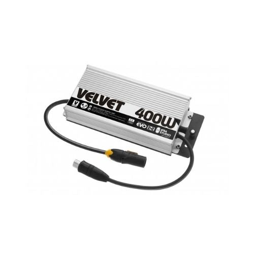 VELVET - 400W weatherproof AC power supply + mount + power cable for EVO 2x2 IP54