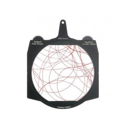 LINDSEY OPTICS - Brilliant² 4x5.65" Rota-Streak™ RED Swirl