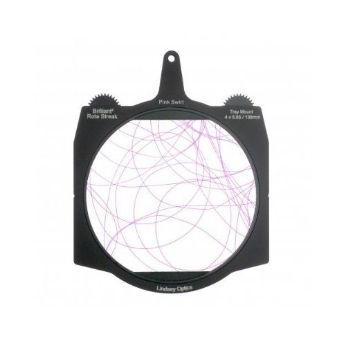 LINDSEY OPTICS - Brilliant² 4x5.65" Rota-Streak™ PINK Swirl