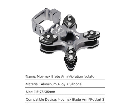 MOVMAX Vibration Isolator for Blade Arm