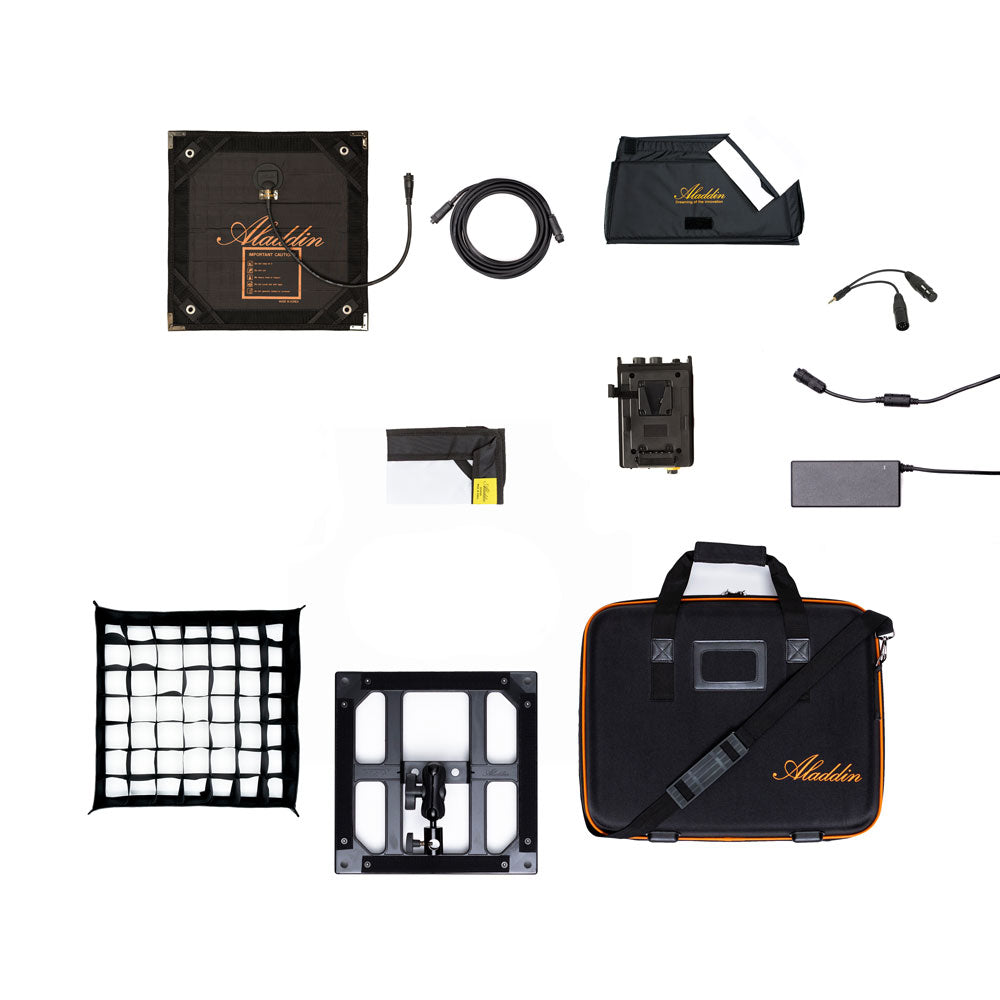 Aladdin Gaffer Kit MOSAIC MINI avec Lumenradio (1×1) – Kit LED