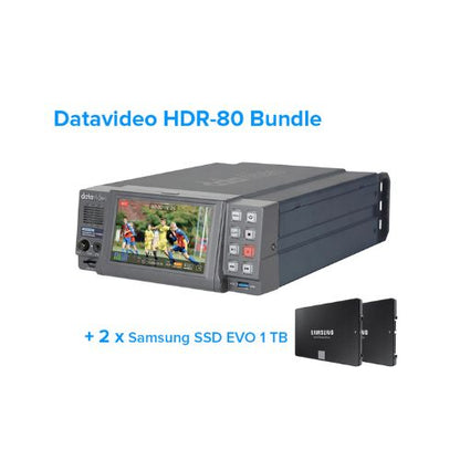 DataVideo HDR-80 (4K Recorder-Bundle)