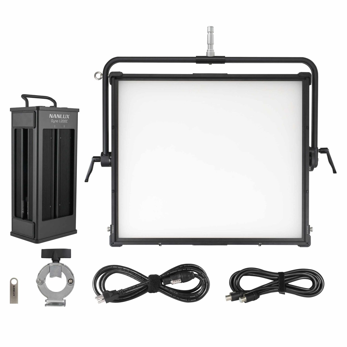 NANLUX - DYNO 1200C RGBWW Soft Panel Light with Pole-operated