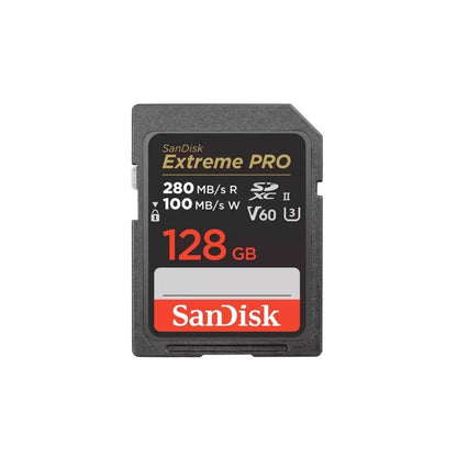 Nouveau SanDisk SD Extreme Pro 128GB UHS-II 280MB/s V60