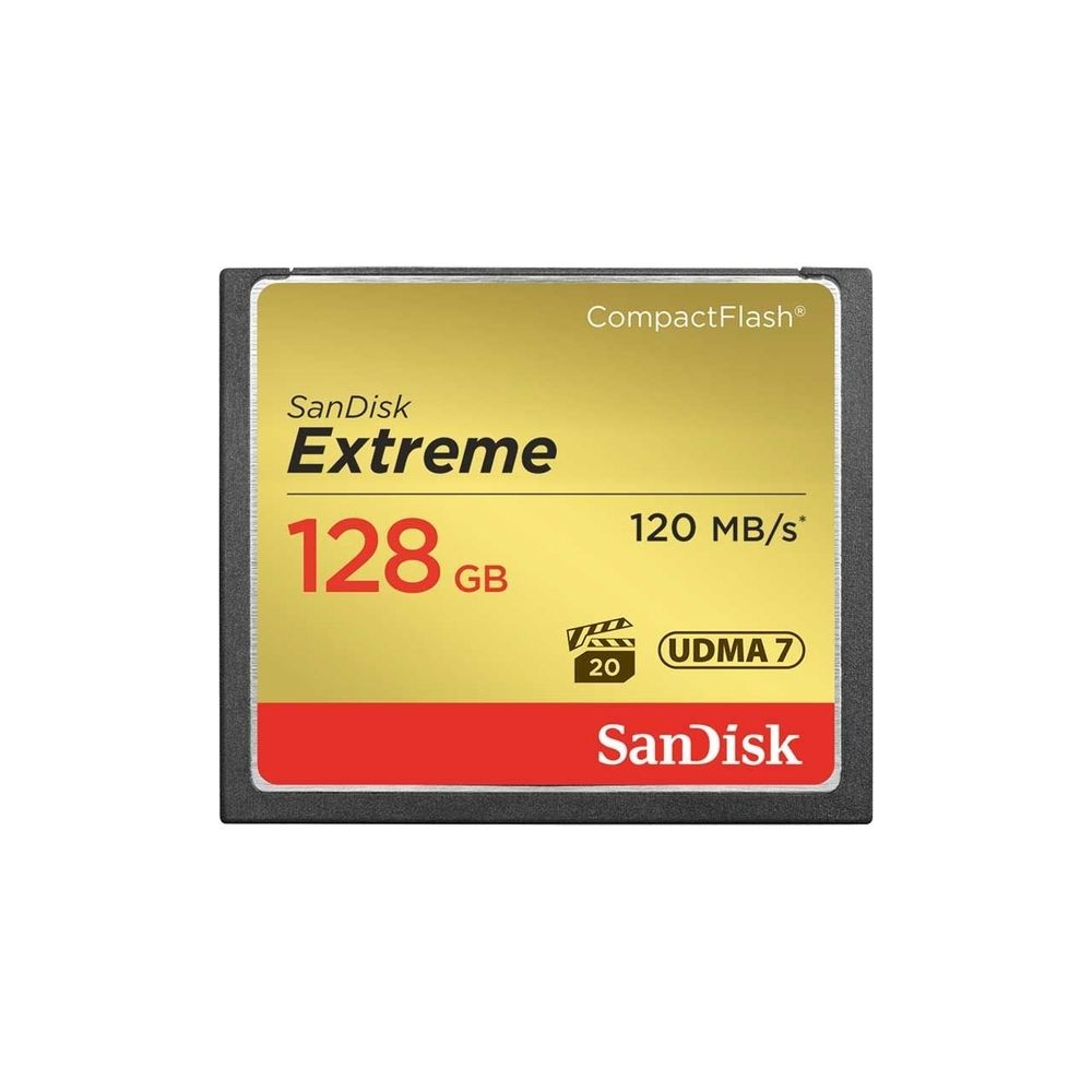 SanDisk Compact Flash Extreme 128Go 120Mo/s