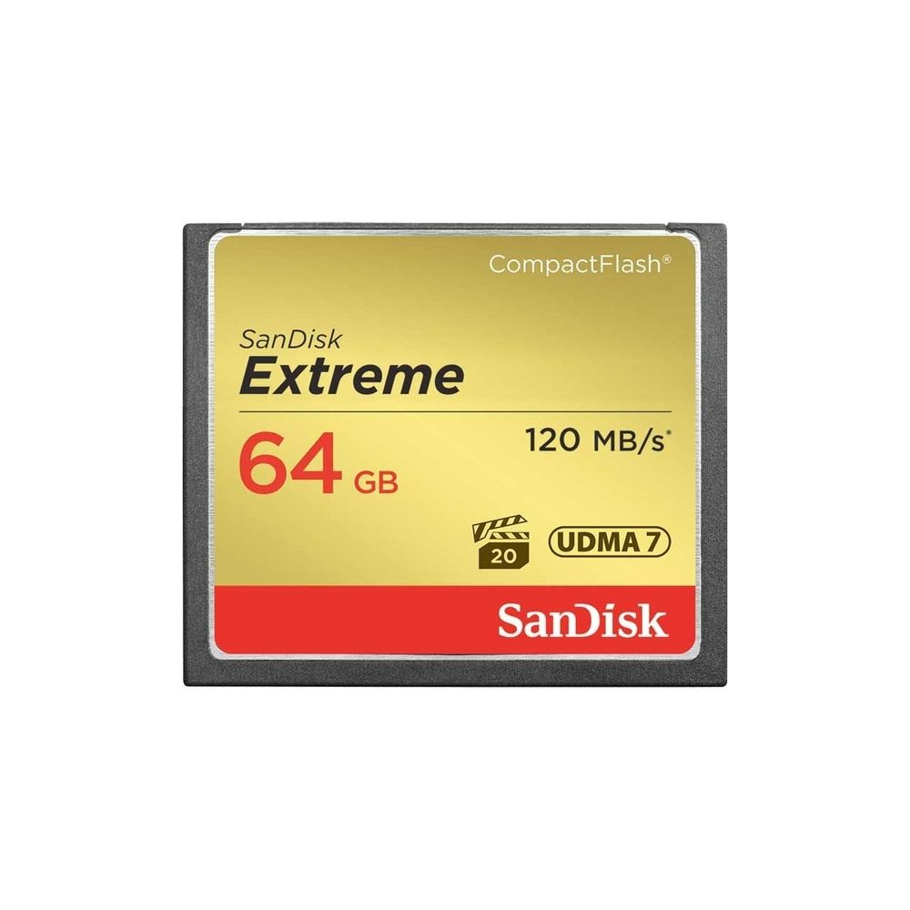 SanDisk Compact Flash Extreme 64Go 120Mo/s