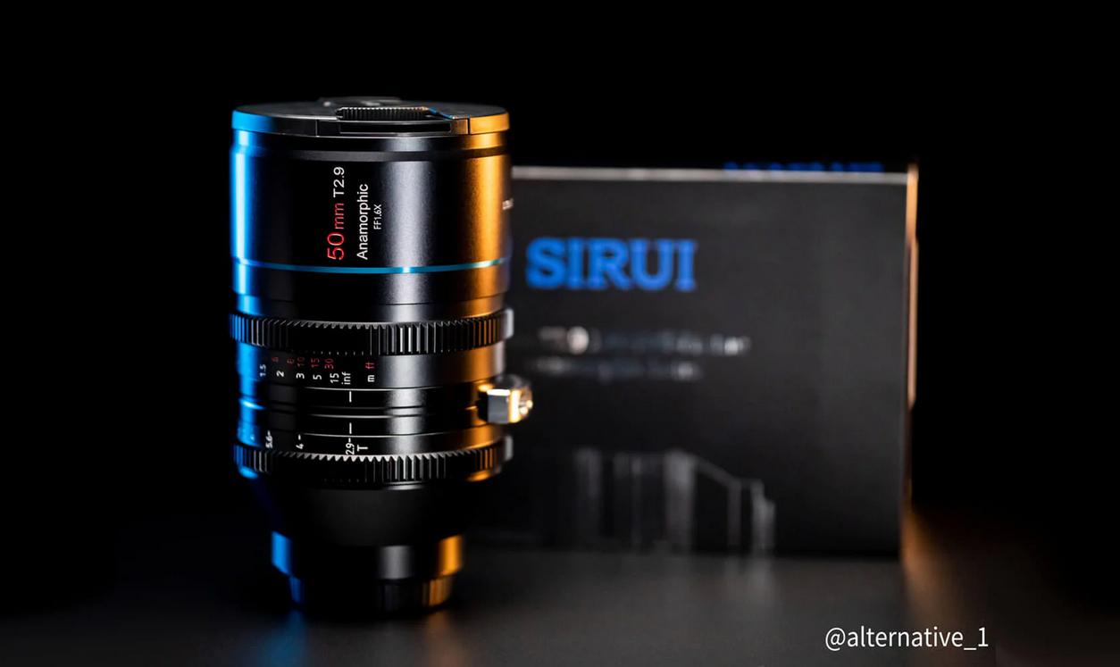 SIRUI 50 mm T2.9 1,6x - Objectif anamorphique plein format