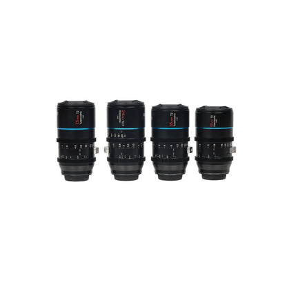 SIRUI Mars 1.33x - 4 lens-kits (24mm T2.9, 35mm T2, 50mm T2, 75mm T2)