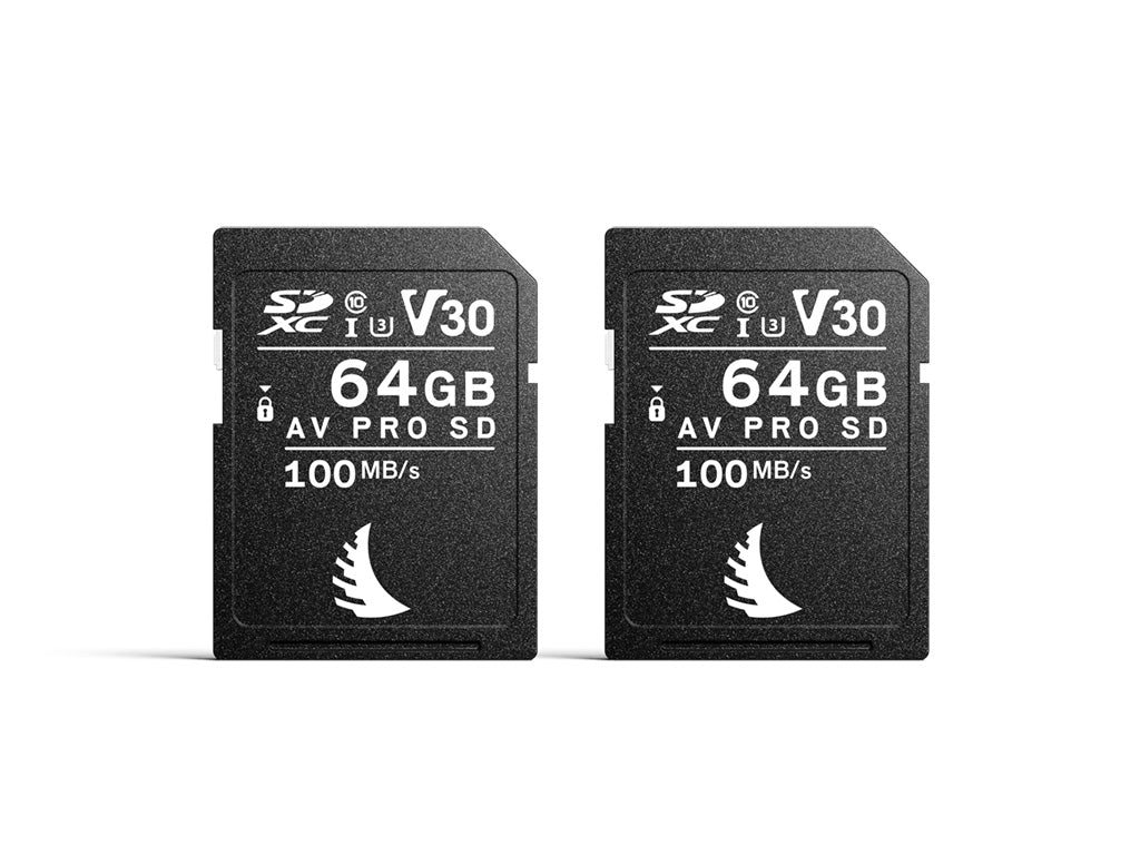 Angelbird MatchPack for Fujifilm AV PRO SD V30 64 GB | 2 PACK