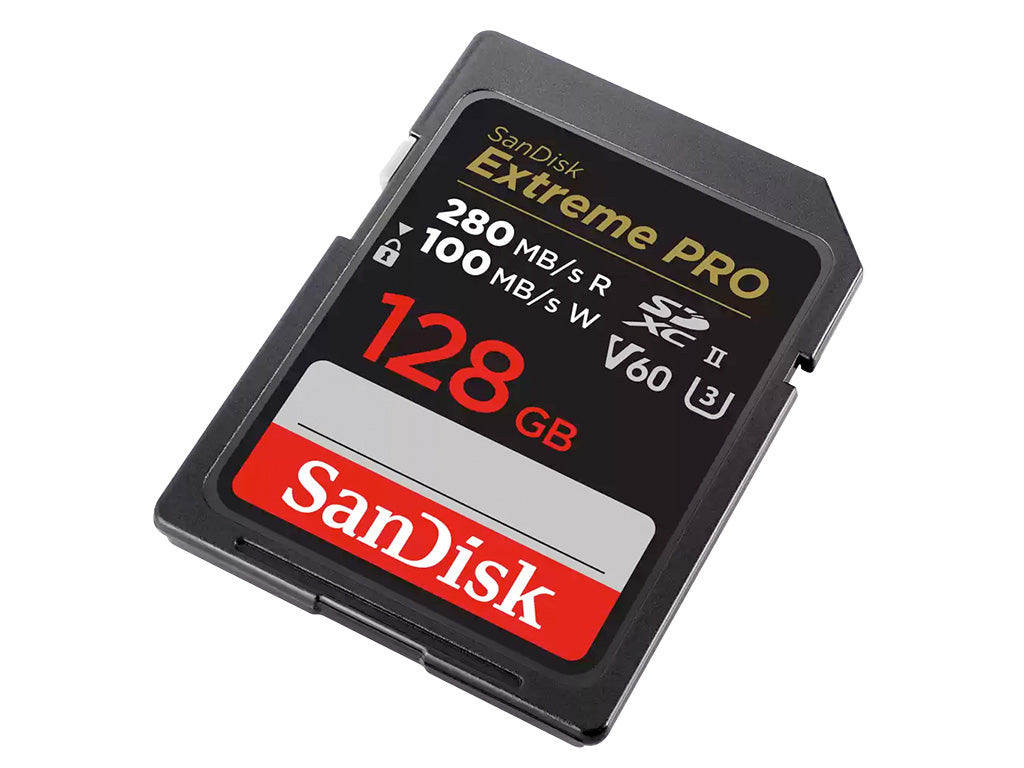 Nouveau SanDisk SD Extreme Pro 128GB UHS-II 280MB/s V60