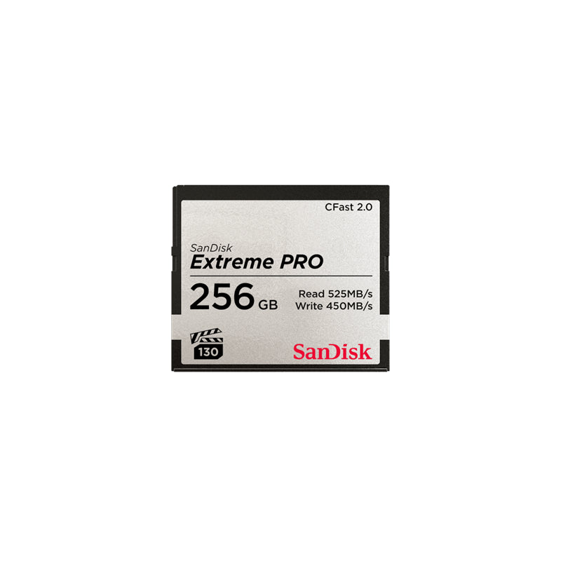 JEU DE 3 CARTE CFAST2.0 256GB SANDISK