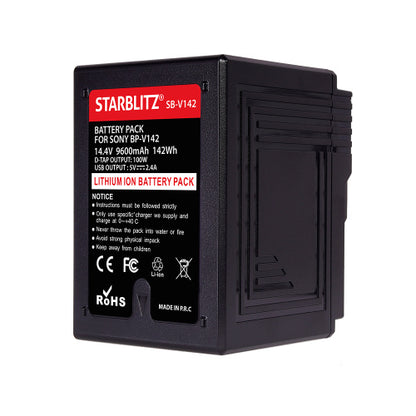 Starblitz - SB-V142 Batterie Micro Monture V 142Wh