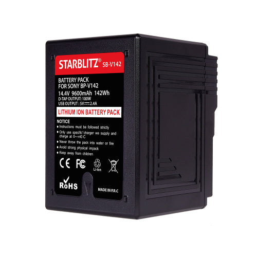 Starblitz - SB-V142 Batterie Micro Monture V 142Wh