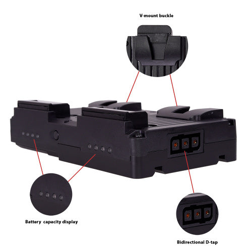 Starblitz - Adaptateur V mount pour batteries micro V mount