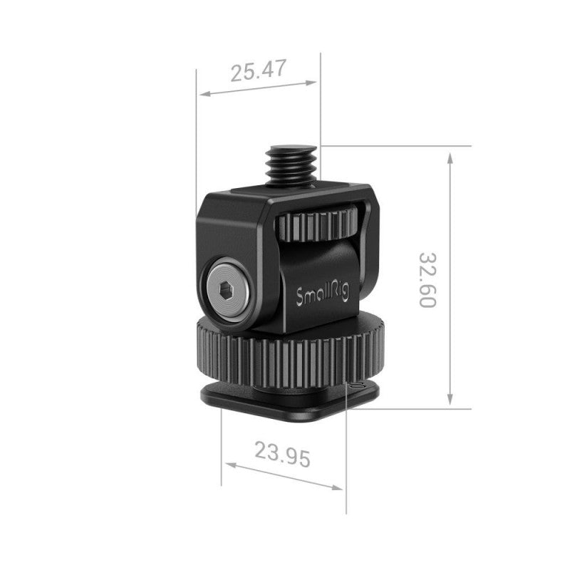 SmallRig 3577 Mini Cold Shoe to 1/4"-20 Screw Adapter