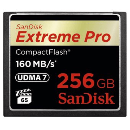 SanDisk CF Extreme Pro 256Go - 3.6.9 Univisual