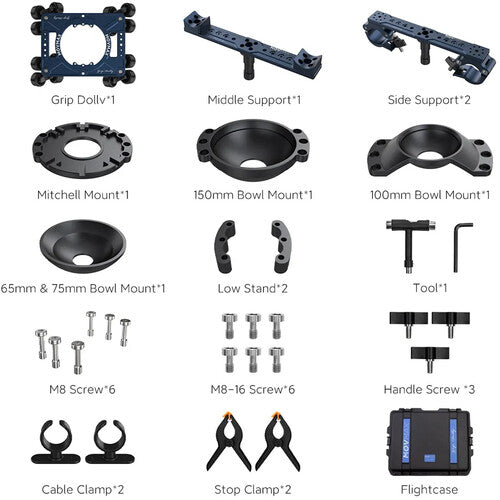 MOVMAX - Grip Dolly Pro Kit avec Flight Case