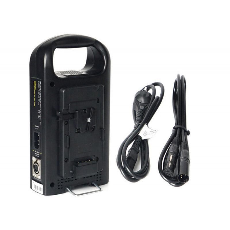 CAME-TV 2pcs 99W mini lightweight battery + 2 D-tap 1USB 5V + Charger - 3.6.9 Univisual