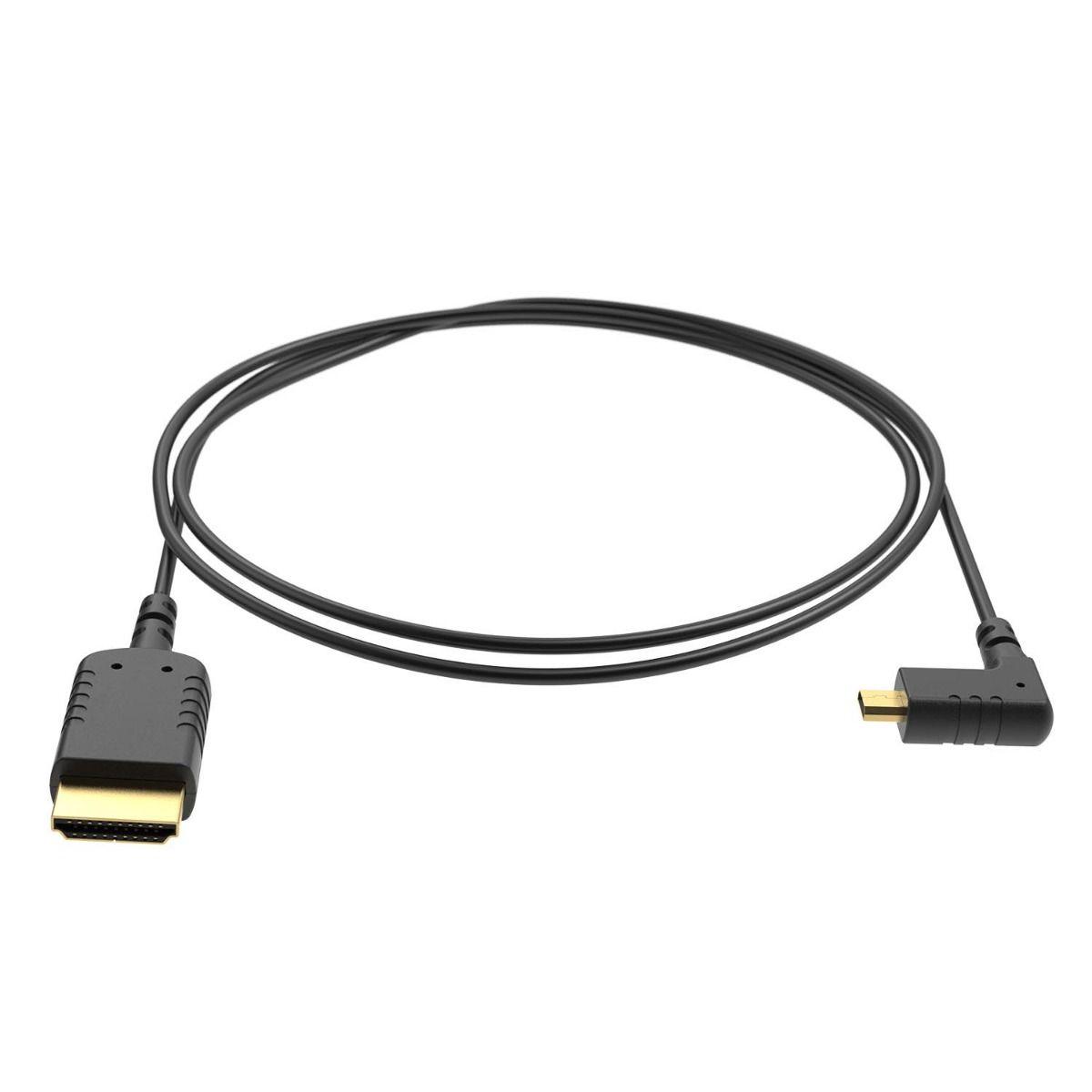 Câble coudé micro HMDI vers HDMI 80CM - 3.6.9 Univisual