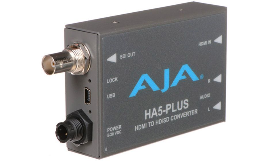 AJA - HA5-Plus - Convertisseur HDMI vers SD/HD-SDI audio/vidéo