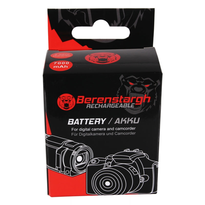 Berenstargh Batterie Li-Ion pour Canon BP-A60, 7000mAh, 14.4V