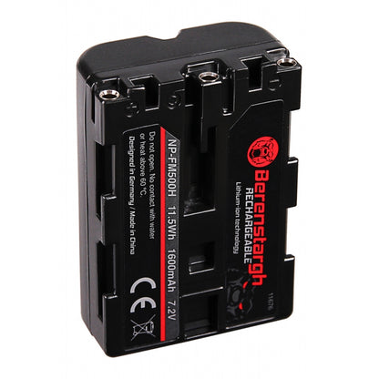 Berenstargh Batterie Li-Ion pour Sony NP-FM500H Alpha 57 65 77 99 DSLRA100 DSLR-A100 DSLRA100H