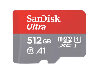 SanDisk Mobile Ultra MicroSD 512Go 150MB/s UHS-I avec Adapteur