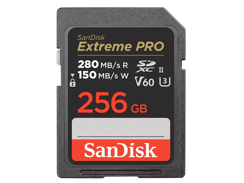 SanDisk SD Extreme Pro 256GB UHS-II 280MB/s V60