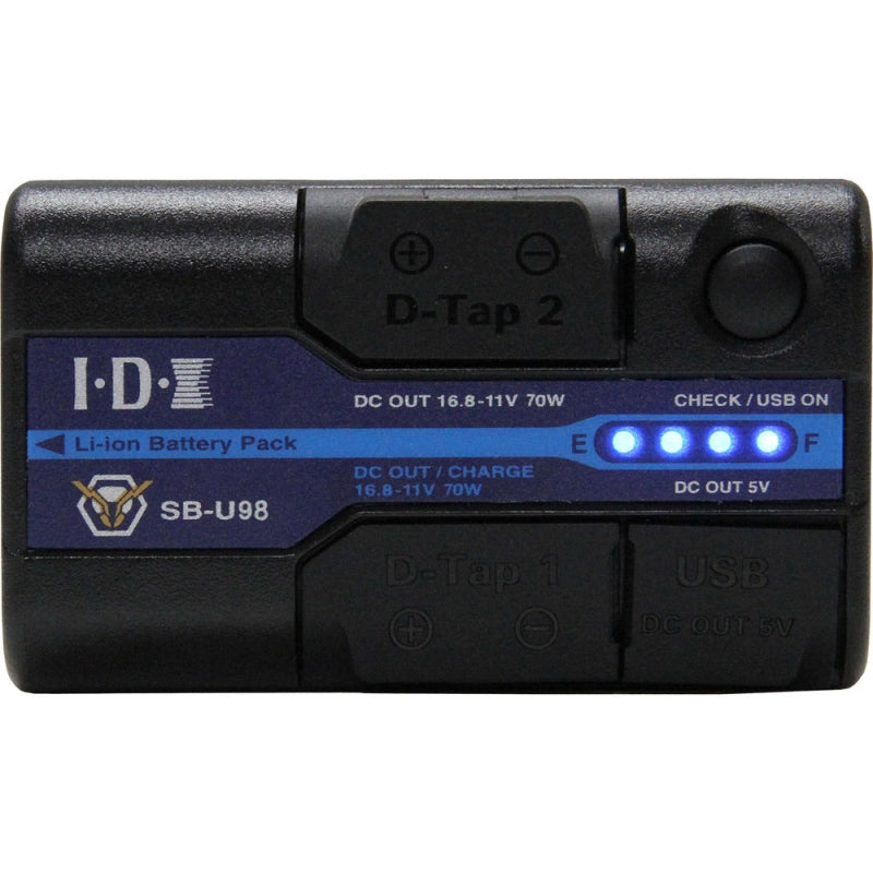 IDX SB2/DT Kit de 2 x batteries SB-U98 + chargeur D-Tap VL-DT1