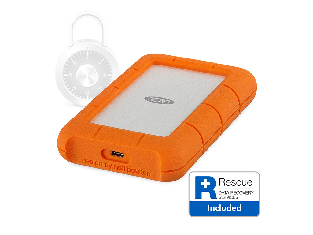 LaCie Rugged Secure USB-C 2To