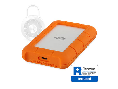 LaCie Rugged Secure USB-C 2To