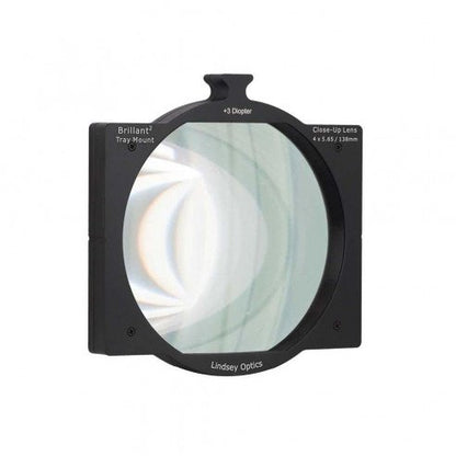 LINDSEY OPTICS - 4"x5.65" +3 Diopter Brilliant² Tray Mount Close-Up Lens