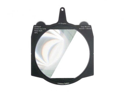 LINDSEY OPTICS - Brilliant² 4x5.66" +1 Diopter Rota-Split Close-Up Lens 50%