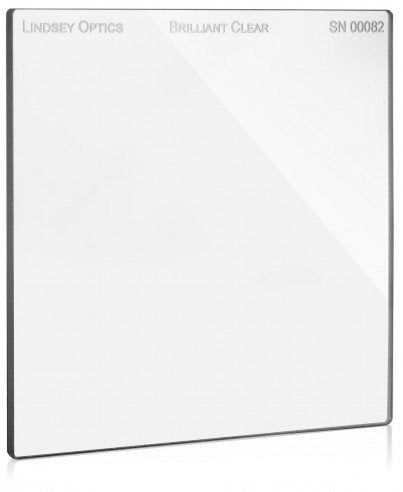 LINDSEY OPTICS - 5.65" x 5.65" Brilliant Clear Filter with Anti-Reflection Coating