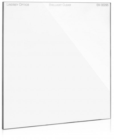 LINDSEY OPTICS - 6.6" x 6.6" Brilliant Clear Filter with Anti-Reflection Coating