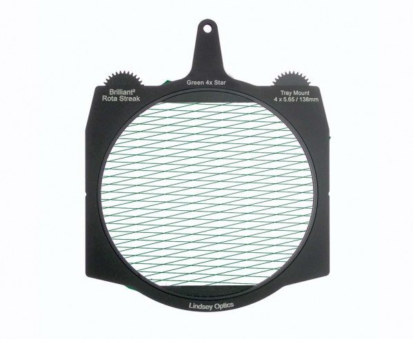 LINDSEY OPTICS - Brilliant² 4x5.65" Rota-Streak™ GREEN 4 Point Star