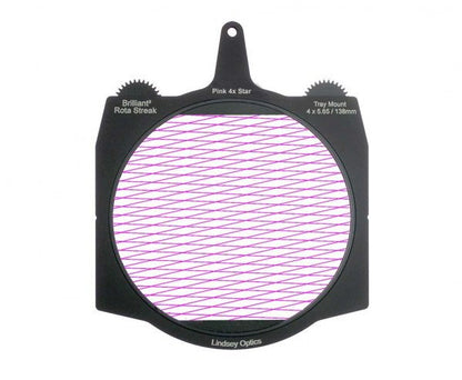 LINDSEY OPTICS - Brilliant² 4x5.65" Rota-Streak™ PINK 4 Point Star