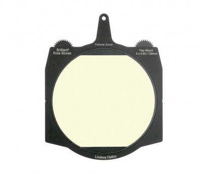 LINDSEY OPTICS - Brilliant² 4x5.65" Rota-Streak™ YELLOW 2mm