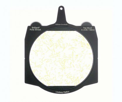 LINDSEY OPTICS - Brilliant² 4x5.65" Rota-Streak™ YELLOW Confetti