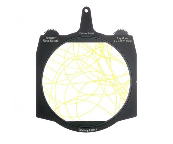 LINDSEY OPTICS - Brilliant² 4x5.65" Rota-Streak™ YELLOW Swirl